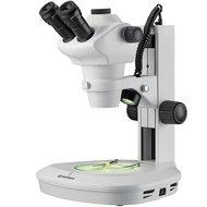 Bresser Optik 5806200 Science ETD-201 Trino Zoom Stereomicroscoop Trinoculair 50 x Opvallend licht, Doorvallend licht