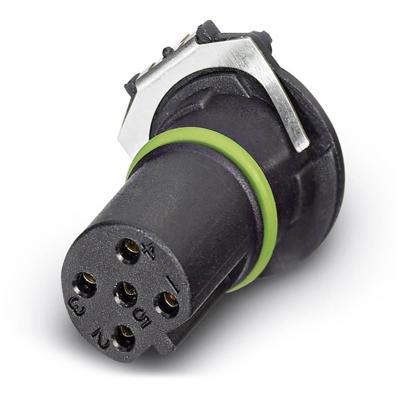 Phoenix Contact 1551435 Sensor/actuator inbouwconnector M12 Aantal polen (sensoren): 5 Bus, inbouw 60 stuk(s) Bulk