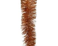 lametta guirlande glans rood koper - thumbnail