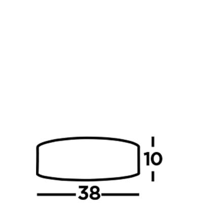 Searchlight PlafondlampDrum Pleat 38cm velvet antraciet - 23298-2GY