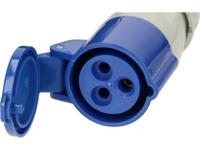 Max Hauri 162413 Stroom Verlengkabel 16 A Blauw, Zwart 15.00 m H07RN-F 3G 1,5 mm² - thumbnail