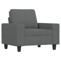 Fauteuil 60 cm stof donkergrijs - thumbnail