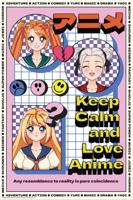 Poster Keep Calm and Love Anime 61x91,5cm - thumbnail