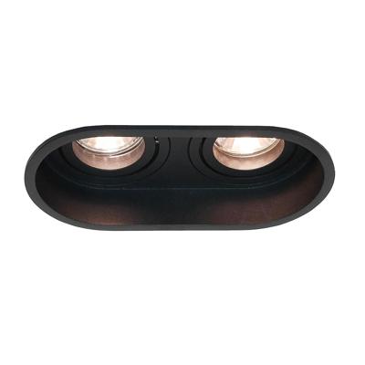 Artdelight 2-lichts inbouwspotRex zwart - DL 880-2 ZW