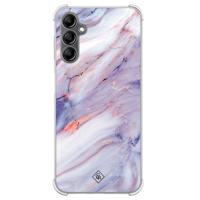 Samsung Galaxy A14 shockproof hoesje - Marmer paars - thumbnail