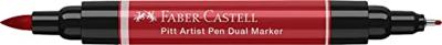 Faber Castell Tekenstift Pitt Artist Pen duo marker - 219 diep scharlaken rood