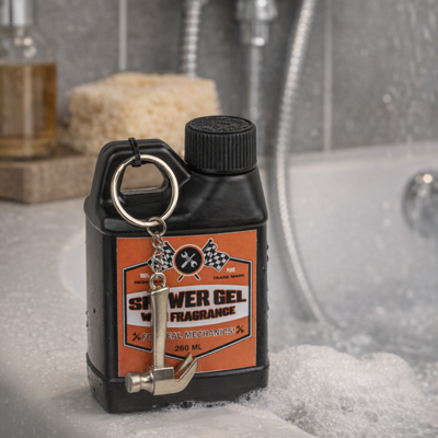 Motoroliekan Shower Gel 260ml - Met Sleutelhanger