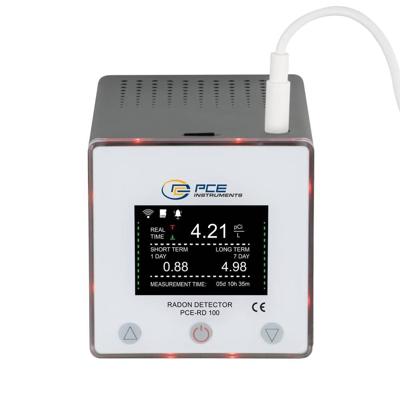 PCE Instruments PCE-RD 100 Radonmeter Met datalogger Kalibratie Fabrieksstandaard (zonder certificaat)