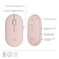 Logitech MK470 Slim Combo toetsenbord Inclusief muis RF Draadloos QWERTY US International Roze - thumbnail