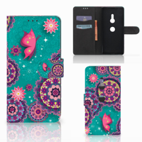 Sony Xperia XZ3 Hoesje Cirkels en Vlinders - thumbnail