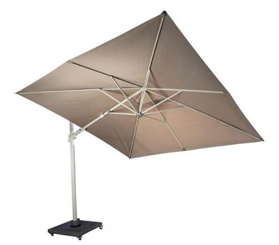 Cavalo Zweefparasol aluminium salix 300x220 taupe Frame frame en fabric taupe doek salix Yoi - Yoi
