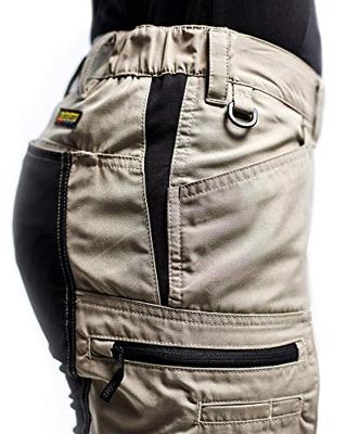 Blåkläder Dames Service Short met stretch 71491845 | Stone/Zwart | Maat 34 - 7330509535349