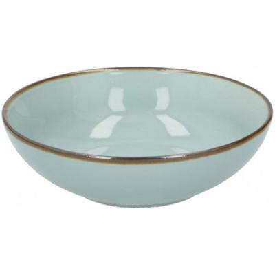 Diversen Soepkom 18x5,5 cm keramiek mintblauw