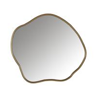 Richmond Spiegel 'Allyson' organisch 79 x 88 cm, kleur Brushed Gold - thumbnail