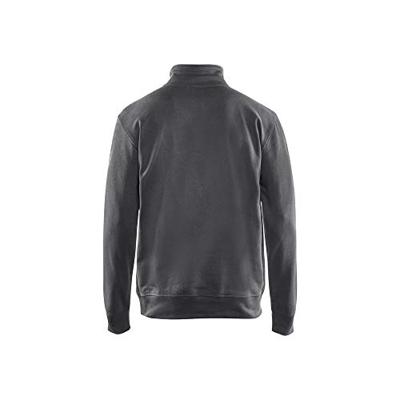 Blåkläder Sweatshirt met Rits 33711158 | Donkergrijs | Maat XL - 00.183.012.06