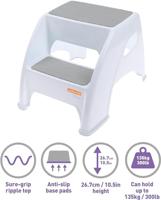 Opstapje - DREAMBABY - Toddler & Me 2 Up - Antislip en gestructureerd - Tot 145kg voor kleintjes en volwassenen - Grijs - thumbnail