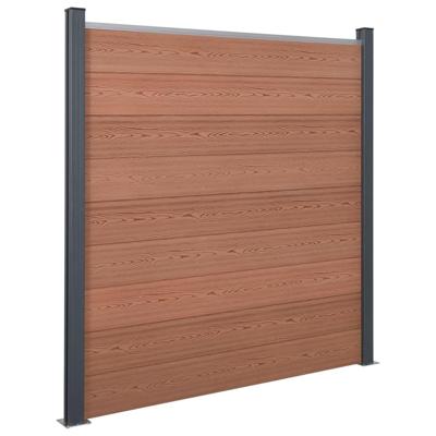 Schuttingpaneelset 180x186 cm HKC bruin