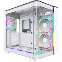 MONTECH KING 95 Tempered Glass ARGB Midi-tower PC-behuizing Wit - thumbnail