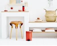 Brabantia 112140 vuilnisbak 3 l Rond Rood - thumbnail