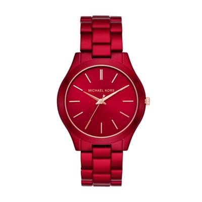 Horlogeband Michael Kors MK3895 Staal Rood 20mm Horlogeband Michael Kors MK3895 Staal Rood 20mm