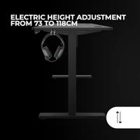 Bureau Mars Gaming MGDERGOPRO160 Zwart 160 x 60 cm - thumbnail