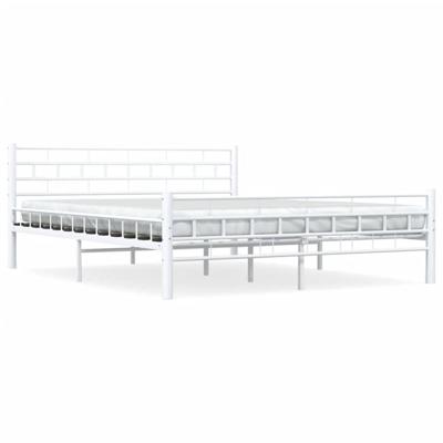 Bedframe metaal wit 160x200 cm