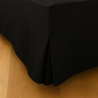 Boxspringhoes - HOME LINGE PASSION - 160 x 200 cm + 30 cm - Zwart - thumbnail