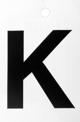 Metafranc Plakletter 35Mm Zwart K - WU0511200