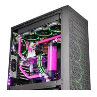 Thermaltake Pacific G1/4 PETG Tube 45-Degree Dual Compression 16mm OD - Chrome Waterkoelinghoekverbinder - thumbnail