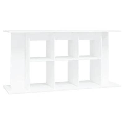 VidaXL Aquariumstandaard 120x40x60 cm bewerkt hout wit - thumbnail