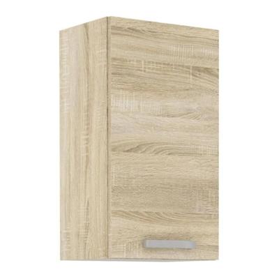 Hoge kast met 1 draaideur - Sonoma eiken decor - B 40 x D 31,6 x 72 cm - LASSEN