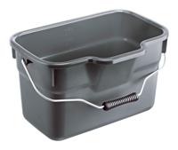 Rotho Basic Emmer Rechthoekig 12L Antraciet - thumbnail