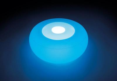 Intex 68697 Opblaasbare LED-Verlichting Poef 33x86 cm