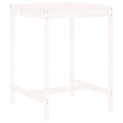 3-delige Barset massief grenenhout wit