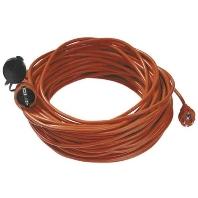 Bachmann 341.870 Stroom Verlengkabel 16 A Oranje 25.00 m H05VV-F 3G 1,5 mm²