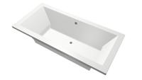 Ligbad Beterbad Xenz Society 190x90x50 cm Inbouw Acryl Cement - thumbnail