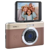 KODAK Pixpro C1 – ultracompacte digitale camera | 13 MP BSI CMOS, 4x zoom, 2,8 inch LCD-scherm, LED-flitser – Marron - thumbnail