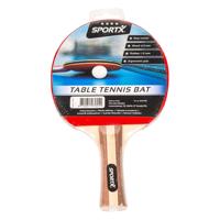 SportX 4 Sterren Tafeltennisbat Hout/Rubber - thumbnail