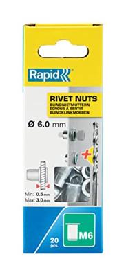 Rapid blindklinkmoer M6 (20st)