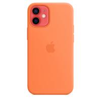 Apple Silicone MagSafe Case iPhone 12 Mini Kumquat - thumbnail