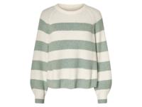 esmara Dames trui (Groen/wit, L (44/46)) - thumbnail