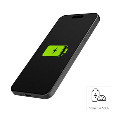 Hama Fast Charger GaN 1x USB-C PD 2x USB-A QC Mini-Charger 45 W Oplader Wit - thumbnail