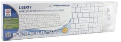 Esperanza EK122W toetsenbord RF Draadloos QWERTY Wit
