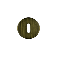 HDD Pro Sleutelplaatje Rond Shape Mat Brons - thumbnail