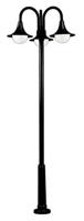 Albert Lantaarnpaal buitenLanor 3-lichts - zwart - 662073 - thumbnail