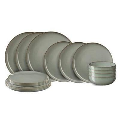 ASA Selection Serviesset Saisons - Eucalyptus - 18 delig / 6 personen - 6 dinerborden, 6 kommen en 6 ontbijtborden ASA Selection Serviesset Saisons - Eucalyptus - 18 delig / 6 personen - 6 dinerborden, 6 kommen en 6 ontbijtborden