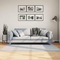 VidaXL Vloerkleed huarte laagpolig zacht wasbaar 120x170 cm blauw - thumbnail