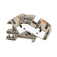 Weidmüller 2668740000 Installatie-etageklem Push-In-klem, Steekaansluiting Donkerbeige 20 stuk(s) - thumbnail
