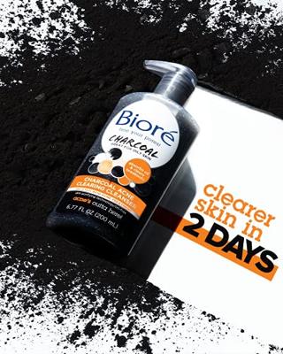 Biore Anti-Spot Natural Charcoal Cleanser