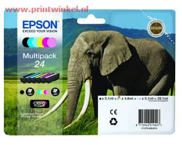 Epson Multipack Claria Photo HD BK/C/M/Y/LC/LM T 242 T 2428